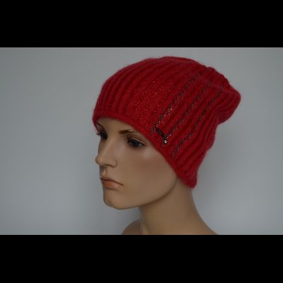 Красная шапка со стразами Vizio Италия 8000 CУ