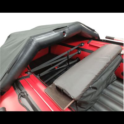 Моторная лодка ДИКИЙ 380 НДНД с тентом красный