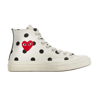 Comme des garcons store white converse