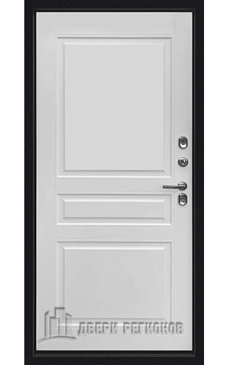 Дверь металлическая "3K YoDoors-20 Термо"Букле Графит/velluto bianco