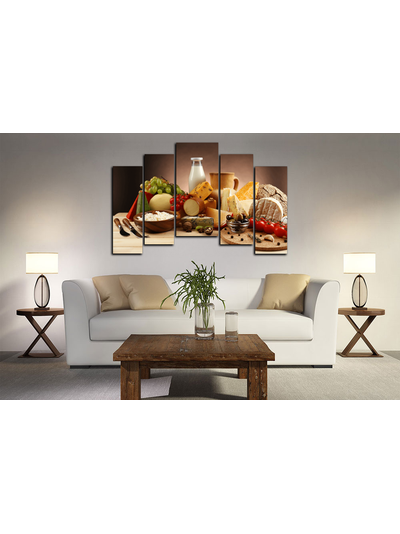 Модульная картина "Сытное ассорти"