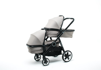 Коляска 2в1 для двойни BabyZz Dynasty Beige