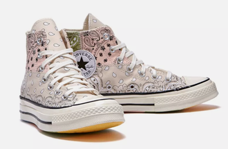 Offspring x Converse Chuck 70 Patchwork Paisley Natural Ivory
