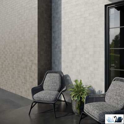 Плитка фасадная Belani Brick stone 25 х 7,5 см коричневый Береза керамика