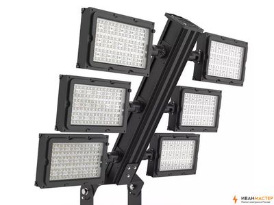 Установить светодиодный прожектор цена в Москве ИВАНМАСТЕР