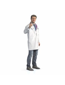 врачи Врач doctor pointing 279