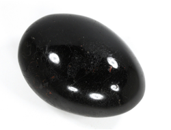 Турмалин чёрный шерл, полировка, Бразилия (58*42*30 мм, 127 г) №35479