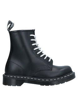 БОТИНКИ DR. MARTENS 1460 черные с белым