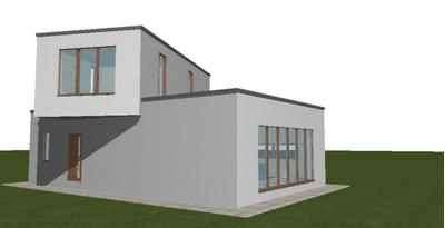 Двухэтажный дом с тремя спальнями 119м² (S70)