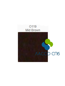 Английская глухая горячая эмаль О119 Mid Brown (780-820'C) 20 гр в порошке