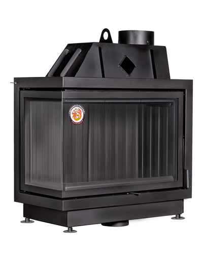 Каминная топка Альфа 800 L/LB два стекла левая, Экокамин (Россия)
