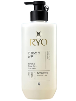 Мягкий шампунь для чувствительной и сухой кожи головы RYO, 592 мл.
