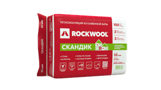 Гидрофобизированные плиты СКАНДИК ROCKWOOL