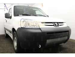 Защита радиатора Peugeot Partner I (рестайлинг) 2002-2012 chrome низ