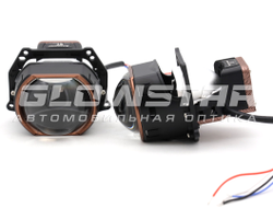 Билед модули Aozoom X7 2025 (прямоугольные) 3.0 дюйма, 2 чипа, 5500K, 12V, 55W/63W крепление 3R