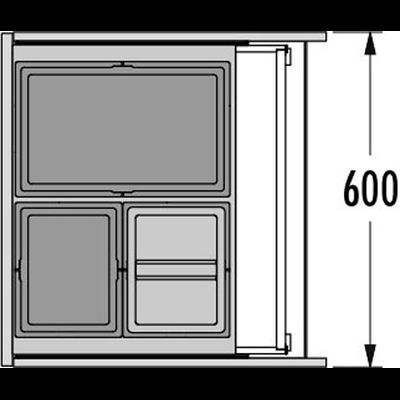 Встраиваемая система 54л Triple XL 600 Hailo 3631691