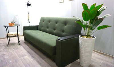 Диван-книжка на утяжке с МДФ декором (З)