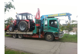 Трал для перевозки трактора