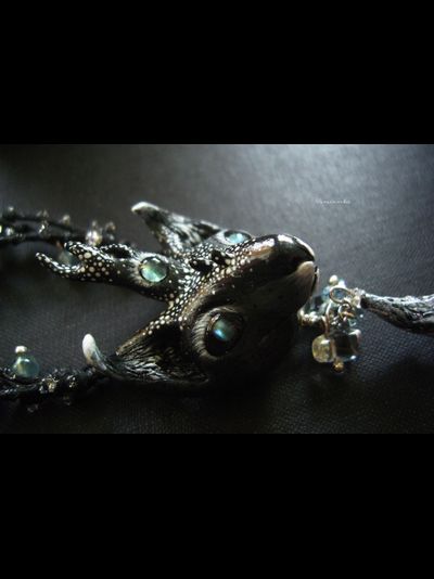 Волшебное колье-оберег &quot;Всеокий Оракул Снов&quot; (натуральные александриты, флюориты)