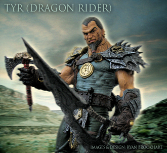 McFarlane's Fantasy Legend of the BladeHunters (2008) — Tyr Dragon Rider