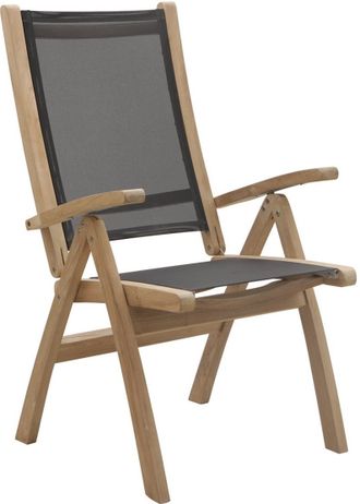 Кресло деревянное складное мягкое Macao