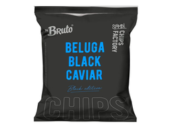 Чипсы Bruto Black Edition "Черная икра"  75гр