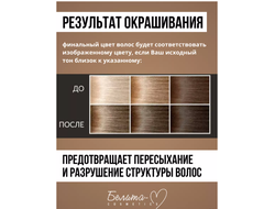Стойкая Крем-краска для волос Аммиачная тон 7.00 Русый Белита-М Hair Happiness