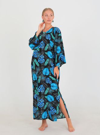 Платье МОНАКО (бирюзовый цвет) 48 размер