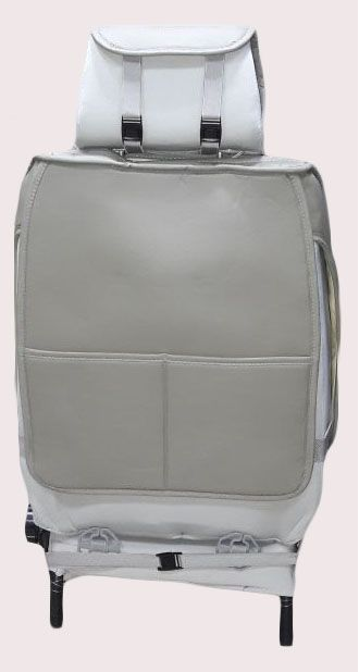 Чехлы - накидки S-16011 серый (экокожа) пара, 2 шт.