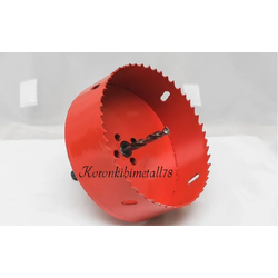 Коронка биметаллическая диаметр 133 мм глубина 40 мм