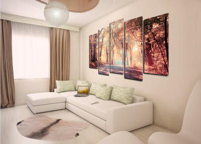 Модульная картина "Осенний день"