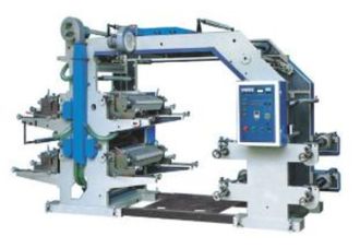 Четырехцветная флексографская печатная машина