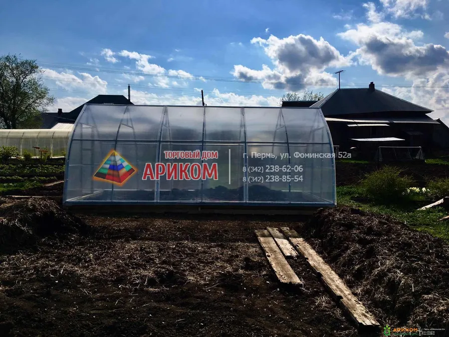 Теплицы и сотовый поликарбонат в Перми от Ариком