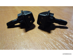 Жиклер омывателя квадратный на гайке 2-глазка ВАЗ