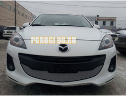 Защита радиатора Mazda 3 2011-2013 chrome