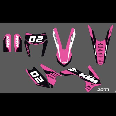 Наклейки Kayo K1 GR1 Motoland BSE J1 Ataki 250 2017 2018 №2077