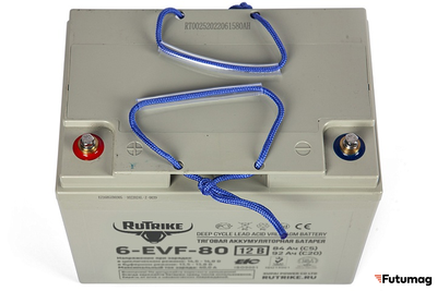 Тяговый аккумулятор RuTrike 6-EVF-80 (12V80A/H C3)