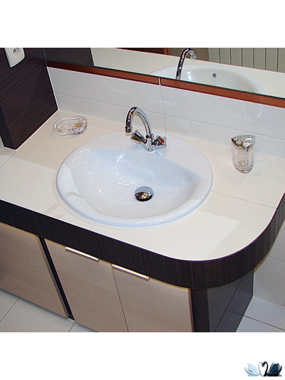 Раковина Creavit TP225 45 х 52 см, встраиваемая сверху, TP225-00CB00E-0000