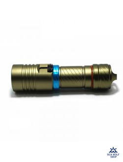 Фонарь Scuba Brothers Flash Green 2000Lm L2, теплый свет