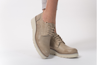 Ботинки из плетенной кожи (размер 39)