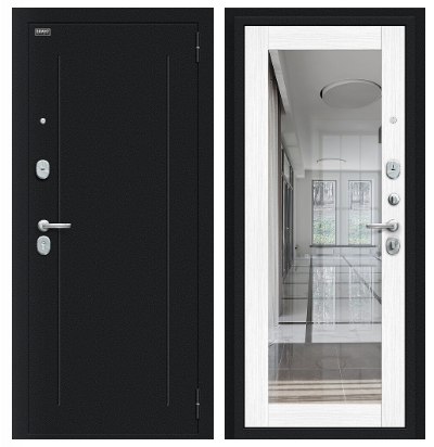 Флэш Букле черное/Snow Melinga