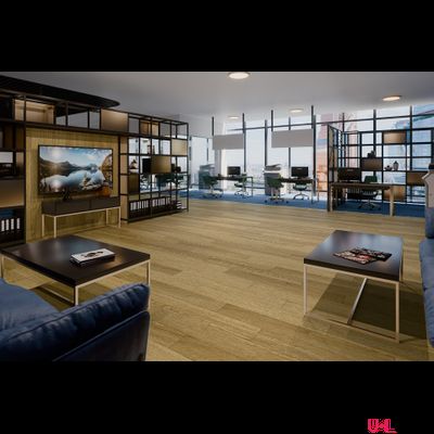 SPC ламинат Damy Floor Family Дуб Золотой / Golden Oak 190902EL-07F 43 класс толщина 4.0 мм с фаской замковый 2.635 м2