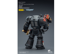 Терминатор Черных Храмовников (Warhammer 40K) - КОЛЛЕКЦИОННАЯ ФИГУРКА 1/18 Black Templars Terminator with Power Sword and Storm Bolter (JT03097) - JOYTOY