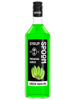 Сироп Spoom Банан зелёный, 1 л (для кофе, коктейлей и десертов)