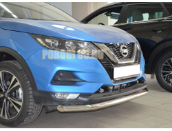 Защита переднего бампера d60 для Nissan Qashqai (2019-...)