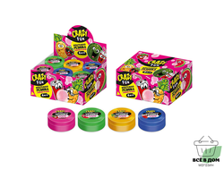 Жевательная резинка CRAZY FUN  в баночке с пудрой 66487