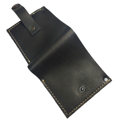 Портмоне мини-бифолд черный