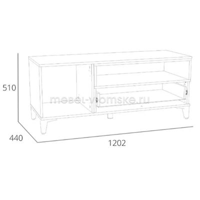 Тумба ТВ Берген ЗС-013.42