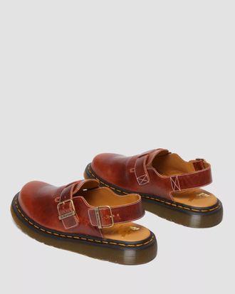 Босоножки Dr Martens Jorge Classic Leather Slingback коричневые