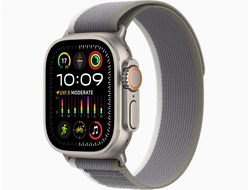 Apple Watch Ultra 2 из титана - 49 мм - Trail Loop зелено-серый